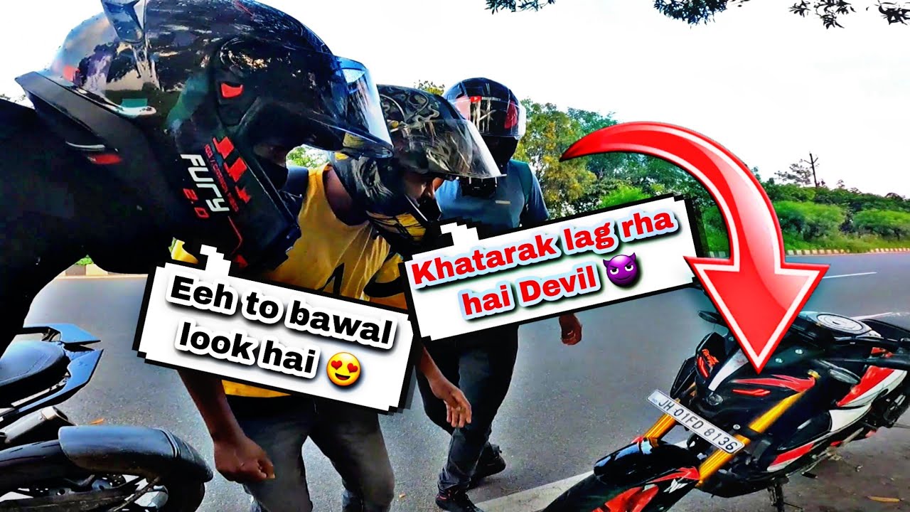 Modified karwane ke baad REACTION'S 😍 Eye Modification of MT15 🔥MT15 motovlog ❤️