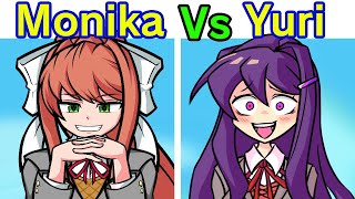 Friday Night Funkin' Monika VS Yuri - Epiphany Cover (Doki Doki Takeover/Literature Club) (FNF Mod)