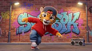 🐯 Dancing Tiger Ka Swagg! 😎 | Coolest Breakdance Moves 🔥 #shorts