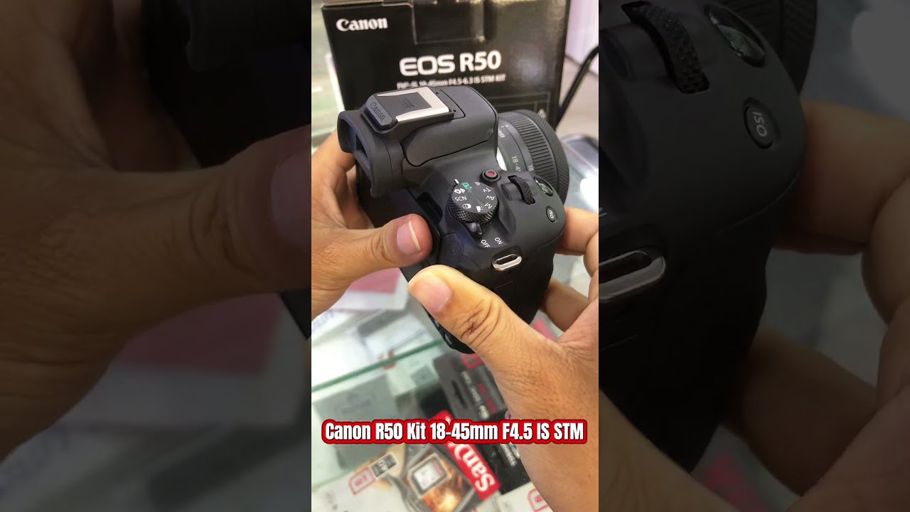 Canon EOS R50 Kit 18 45mm F 4 5 IS STM NEW Nikkor Sony Eos8000d Canonpowershot