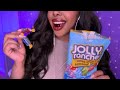 ASMR Clicky Whisper with Candy Mouth Sounds
