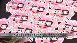 Cedar Falls Public Safety joins Pink Patch Project