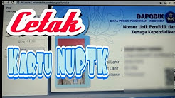 CARA CETAK KARTU NUPTK DI VERVALPTK - Durasi: 7.55. 