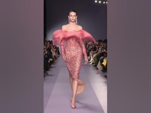 The designer vs the design by GEORGES HOBEIKA part 2 #fashion #hautecouture #runway #shorts #model