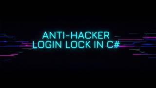 Code an Anti-Hacker Login Lock in C# | While Loops for Beginners
