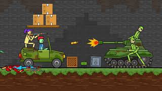 Kill Playground: Shooting Melon Ragdoll People Sandbox screenshot 1