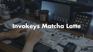 Invokeys Matcha Latte | Frog by Geonworks | Aluminum Plate | Switch Sounds #31