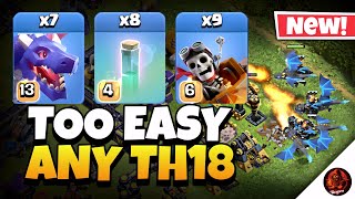NEW META TH18 Dragon + Dragon Rider Attack is INSANE | Best TH18 Attack Strategy | Clash of Clans