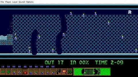 Lemmini - Lemmings Custom Level - Keep Your Feet To The Ground