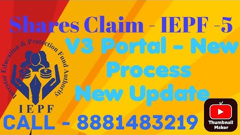 How to Apply IEPF -5 ON V3 PORTAL | NEW PROCESS TO CLAIM SHARES FROM IEPF AUTHORITY | MCA V3 PORTAL