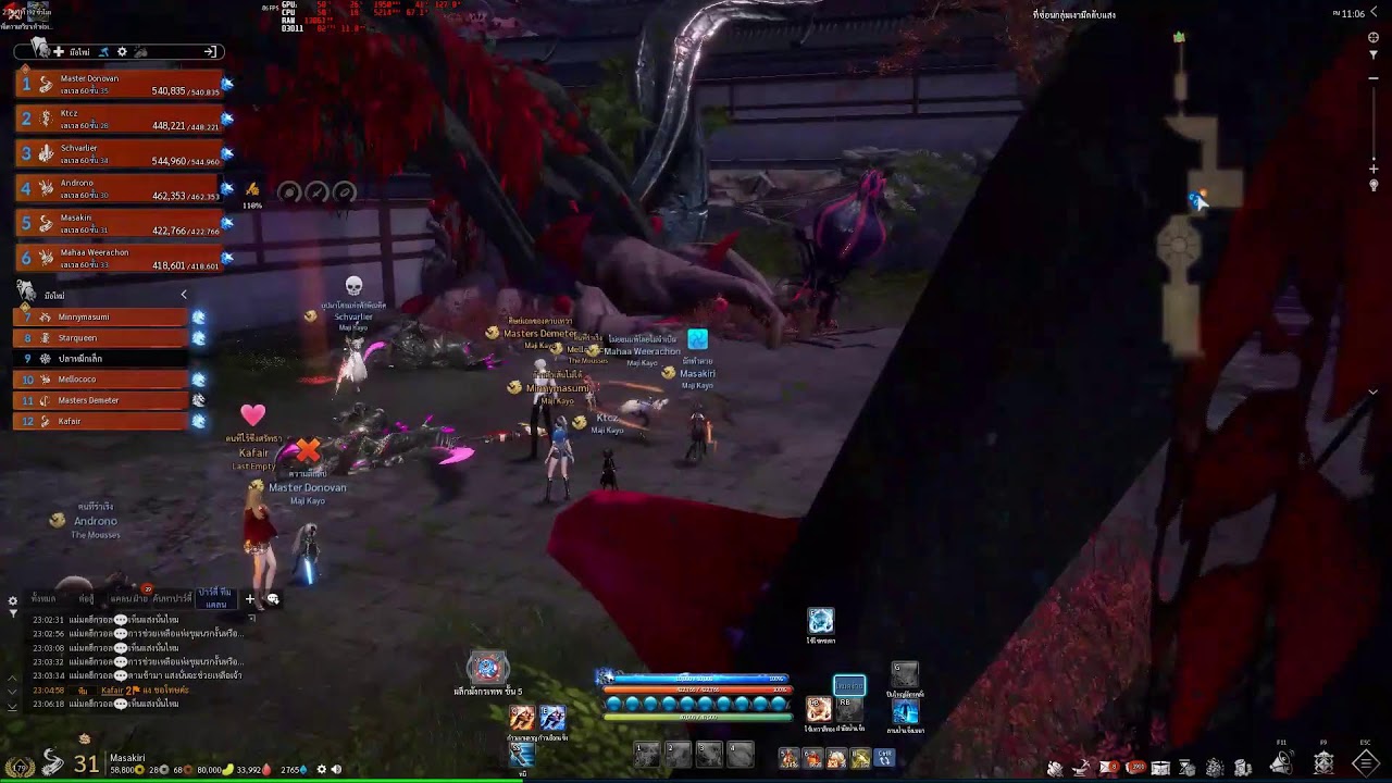 BNS ซ้อม Black Moon Boss 2 20/02/22