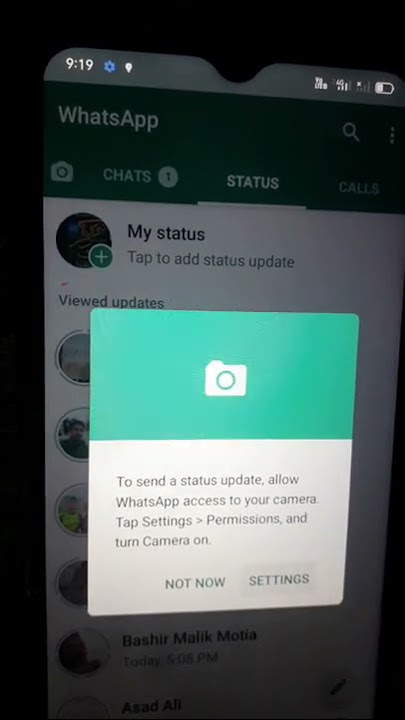 Whatsapp status not uploading problem solved #shorts