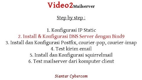 Install & Konfigurasi DNS Server dengan Bind9-belajar linux-tutorial linux server 2017