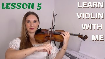 Learn To Play Violin | LESSON 5 - Learning the Open String Notes