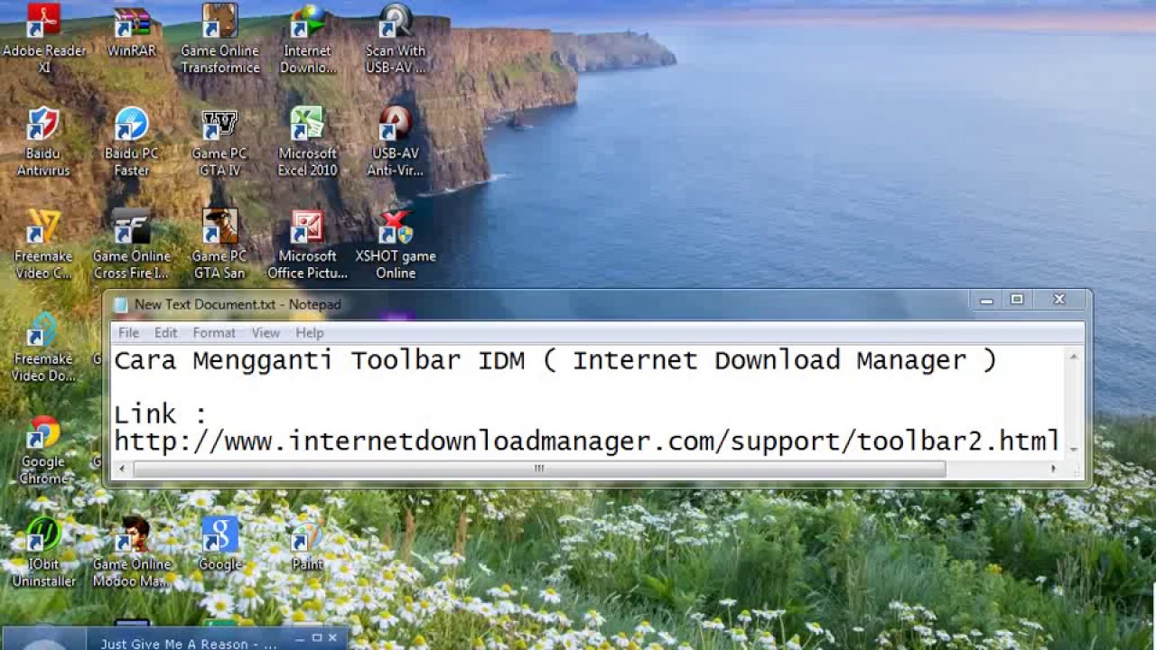 Cara Mengganti Toolbar IDM ( Internet Download Manager ) - YouTube