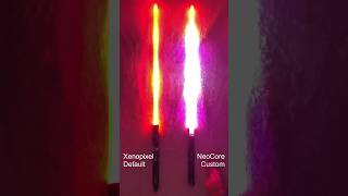 Default #xenopixel vs #neocore #custom #kyloren profile 🤟😎 #lightsaber #starwars #warsabers #jedi