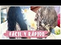 Como quitar un tinte oscuro del cabello en casa | Como aclarar el cabello dos tonos💖