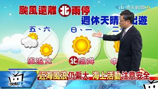 20170914中天新聞　【氣象】泰利轉北進行　週六晚直撲日本九州