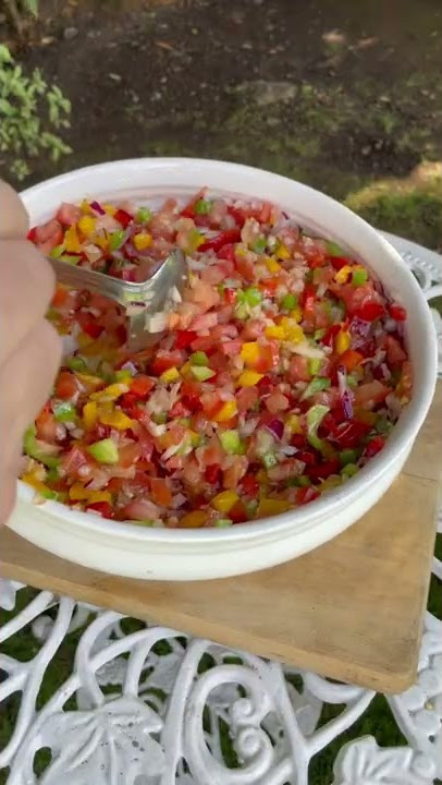 Fresh Argentinian Salsa Criolla Recipe - YouTube