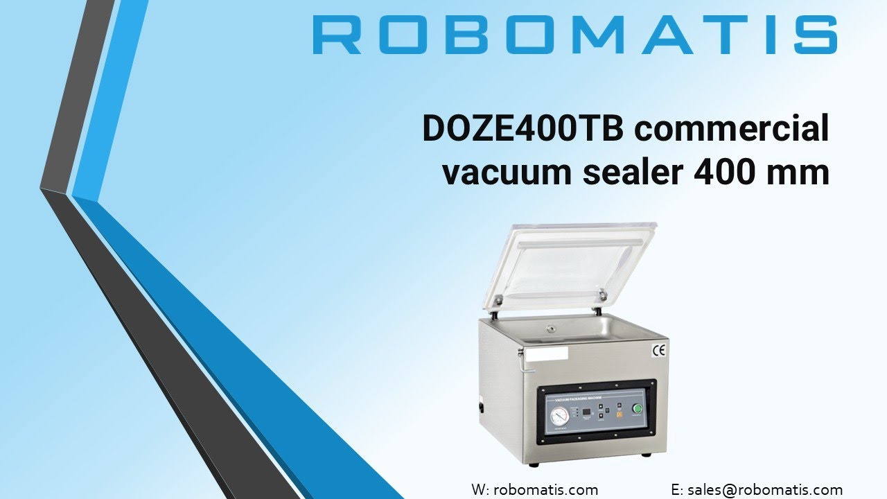 DOZE400TB commercial vacuum sealer - ROBOMATIS