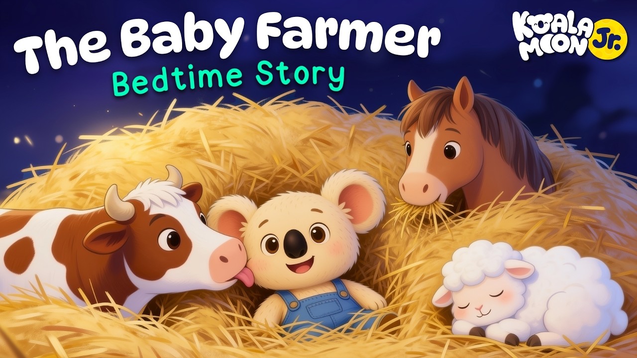 Koko The Baby Farmer 🚜 Sleepy Farm Bedtime Story for Toddlers 😴 with Baby Sleep Music 🎵