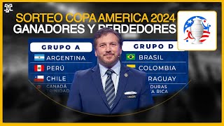 SORTEO COPA AMERICA 2024 | GANADORES y PERDEDORES | GRUPOS CONFIRMADOS