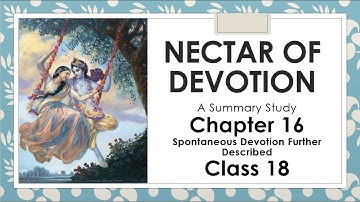 Nectar of Devotion - Chapter16