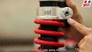 How to adjust Spring Preload for YSS Suspension