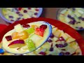 ENSALADA  NAVIDEÑA de MANZANA  RECETA FÁCIL      |  POSTRE con ROMPOPE Y DURAZNOS