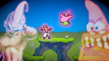 Kid Buu vs Patrick Star [Sprite Animation]