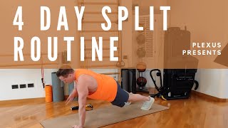 Celebrity 4 Day Split Workout Routine / Plexus Method / Home Workout Net Worth