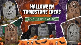 Build Your Grave Halloween Tombstone Ideas 2026 with DIY Foam Epitaphs and Graveyard Spotlights
