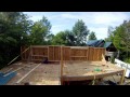 Raising a wall alone - 34 - My Garage Build HD Time Lapse Raising a wall alone - 34 - My Garage Build HD Time Lapse