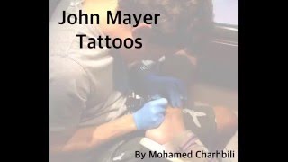 John Mayer tattoos