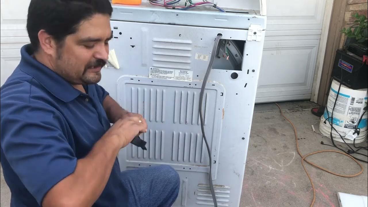 Maytag Neptune gas dryer. Replacing power cord YouTube