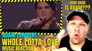 FIRST TIME HEARING - Adam Lambert " WHOLE LOTTA LOVE " ( AMERICAN IDOL ) [ Reaction ] | UK REACTOR |