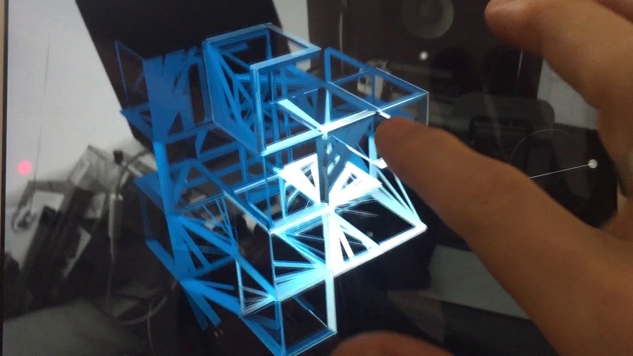 AR superDraw touch experiment - YouTube