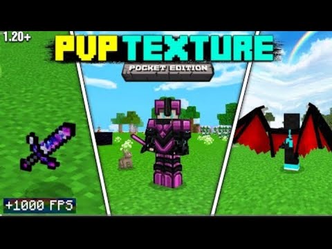 BEST PVP TEXTURE PACK FOR MINECRAFT POCKET EDITION 1.20 . - YouTube