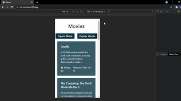Movies List using AJAX