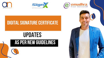 How to Process DSC in eMudhra & 2024 Digital Signature Certificate New Updates |Acute Networks #dsc