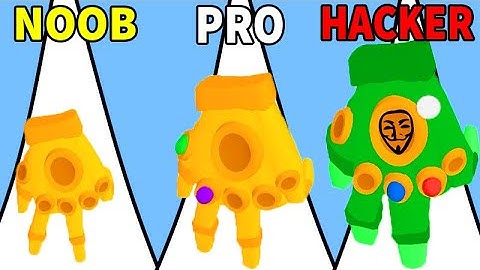 NOOB vs PRO vs HACKER in Glove Power New Game Gameplay All Levels Android, ios