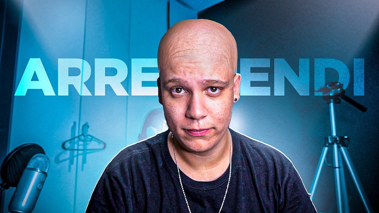 FIZ UMA LOUCURA COM MEU CABELO RUIVO! (CARECA?)