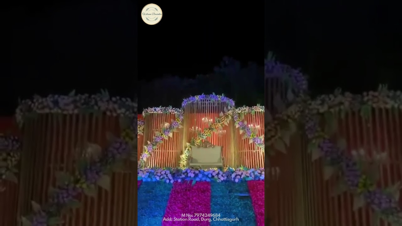 Indian royal wedding decoration idea 