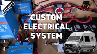 Custom Electrical System I Ford Transit I Nomadic Cooling I Victron Energy
