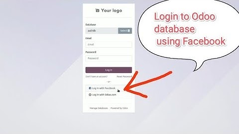How to login to Odoo database using Facebook account | Odoo auth with Facebook | Odoo ERP
