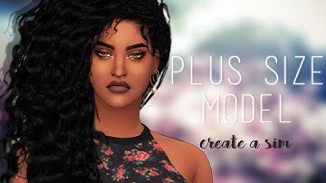 The Sims 4 CAS: Plus Size Model | FULL CC LIST & SIM DOWNLOAD