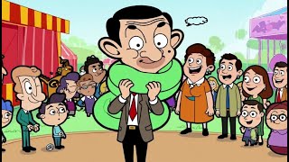 Mr Bean Cartoon Episodes mr Bean  The Snake Show Surprise   Funny Cartoon S Beantoon Guy