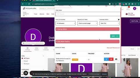 Poshmark Assistant - How to auto share & follow on poshmark ?
