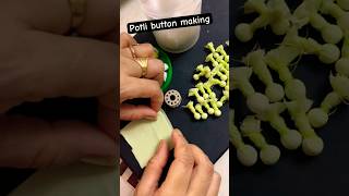 How to make potli buttons🧵✂️#shorts #viral #trending #sewing