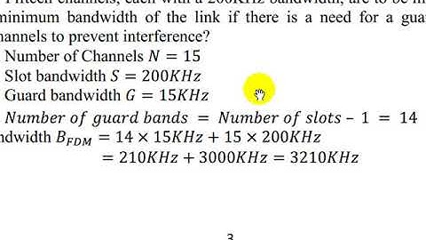 Lecture #05: Multiplexing Techniques: FDM, and TDM.